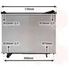 International Radiators VAN WEZEL Radiateur moteur pour JAGUAR: F Pace (Ref: 77012700)