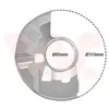 VAN WEZEL Déflecteur, disque de frein pour MAZDA: 6 (Ref: 2754372)