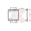 International Radiators Plus Radiateur, refroidissement du moteur VAN WEZEL, par ex. pour Peugeot