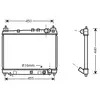 International Radiators Radiateur, refroidissement du moteur VAN WEZEL, par ex. pour Toyota