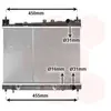 International Radiators VAN WEZEL Radiateur moteur pour TOYOTA: Yaris Verso, Yaris (Ref: 53002259)