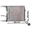 International Radiators Plus Radiateur refroidissement moteur VAN WEZEL 76002005 - Réf. 76002005