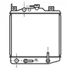 Radiateur, refroidissement du moteur 52002023 International Radiators 52002023