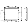 International Radiators Plus VAN WEZEL Radiateur moteur pour KIA: Retona, Sportage (Ref: 83002022)