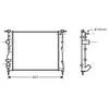 International Radiators Radiateur refroidissement moteur VAN WEZEL 43002271 - Réf. 43002271
