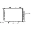 International Radiators VAN WEZEL Radiateur moteur pour MERCEDES-BENZ: Classe E (Ref: 30002287)