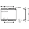 International Radiators Plus Radiateur refroidissement moteur VAN WEZEL 40002208 - Réf. 40002208
