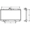 International Radiators Plus Radiateur refroidissement moteur VAN WEZEL 32002142 - Réf. 32002142