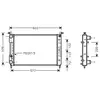 International Radiators VAN WEZEL Radiateur moteur pour FIAT: Palio, Strada (Ref: 17002224)