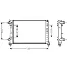 Radiateur refroidissement moteur VAN WEZEL 17002261 - Réf. 17002261