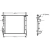 International Radiators Plus Radiateur refroidissement moteur VAN WEZEL 43002261 - Réf. 43002261