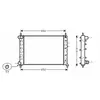 International Radiators Radiateur refroidissement moteur VAN WEZEL 73002076 - Réf. 73002076