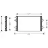 Condenseur, climatisation 43005294 International Radiators 43005294