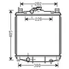 International Radiators Plus Radiateur refroidissement moteur VAN WEZEL 52002059 - Réf. 52002059