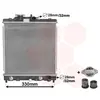 International Radiators Plus Radiateur refroidissement moteur VAN WEZEL 25002122 - Réf. 25002122