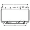 International Radiators Radiateur refroidissement moteur VAN WEZEL 25002114 - Réf. 25002114