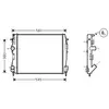 Radiateur, refroidissement du moteur 43002309 International Radiators 43002309