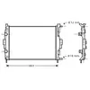 VAN WEZEL Radiateur moteur pour RENAULT: Mégane, Scénic (Ref: 43002307)