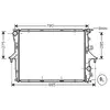 International Radiators Plus Radiateur refroidissement moteur VAN WEZEL 58002214 - Réf. 58002214