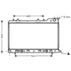 International Radiators Radiateur refroidissement moteur VAN WEZEL 51002054 - Réf. 51002054