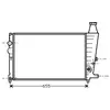Radiateur, refroidissement du moteur 09002011 International Radiators 09002011