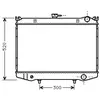 International Radiators VAN WEZEL Radiateur moteur pour NISSAN: Pick-up, Terrano (Ref: 13002064)