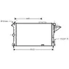 Radiateur, refroidissement du moteur 37002119 International Radiators 37002119