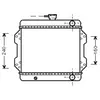 International Radiators VAN WEZEL Radiateur moteur pour SUZUKI: SJ 410, Samuraï (Ref: 52002003)