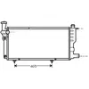 International Radiators Plus Radiateur refroidissement moteur VAN WEZEL 40002099 - Réf. 40002099