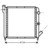 International Radiators Radiateur refroidissement moteur VAN WEZEL 43002063 - Réf. 43002063