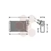Radiateur de chauffage VAN WEZEL 43006048 - Réf. 43006048