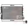 International Radiators Plus Radiateur refroidissement moteur VAN WEZEL 18002151 - Réf. 18002151