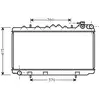 Radiateur, refroidissement du moteur 13002092 International Radiators 13002092