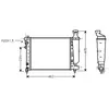 International Radiators Plus Radiateur refroidissement moteur VAN WEZEL 40002012 - Réf. 40002012