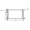 International Radiators Radiateur refroidissement moteur VAN WEZEL 40002004 - Réf. 40002004