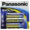 PANASONIC Lot de 5 Blisters de 4 Piles Alcaline Evolta AA LR06-1,5 V