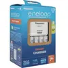 Chargeur de piles Panasonic eneloop Smart Blanc + 4 Piles eneloop AA