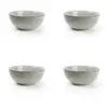 Salt&pepper Bol 11x4,5cm vert  - Lot de 4