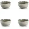 Salt&Pepper Bol 13xH7cm vert/bleu  - Lot de 4
