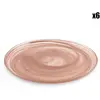 SP Collection Assiette plate 28cm brun  - Lot de 6