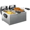 FRITEL International FR 1355 DUO - Friteuse - 6 litres - 4 kWatt - acier inoxydable
