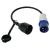 Perel - cable adaptateur avec fiche male vers fiche cee ECEEA2 RI9664