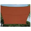 Perel Voile D'ombrage Carrée 5 M Terre Cuite