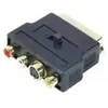 Konektikpc Adaptateur Péritel vers S-VHS & RCA 1PCABLE
