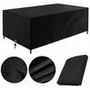 Housse Salon de Jardin 200x100x75cm Protection Bache Table de Jardin Mobilier Extérieur Imperméable Coupe-Vent Anti-UV Résistant Au Froid Housse de