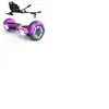 GlidingShark Hoverboard Rose chromé 6.5 Pouces Bluetooth LED + Karting...