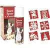 Bombe à neige artificielle 150ml avec pochoirs
