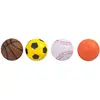 Jouet Chat - Flamingo lot de 4 balles en mousse Multicolore - Ø 4 cm