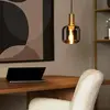 LUCIDE JOANET - Suspension - Ø 16 cm - 1 x E27 - Gris fumé