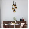 LUCIDE MARIUS - Suspension - Ø 55 cm - 5xE27 - Noir